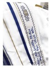 Jewish Tallit Prayer Shawl Kosher Talit Blue gold Tallis 55x75  Adult  60 Sz  Xl