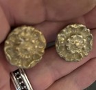 Rare Pair Art Deco Victorian Wall Sconce Light  Fixture Mount Cast Button Finial