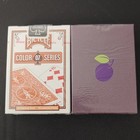 New Bicycle Color Series  07   Plum Pi Playing Cards Deck Uspcc Rare