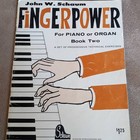 Vintage 1960s John W  Schaum Fingerpower Piano Organ Book Two Music Sheet