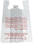 Bags 1 6 Large 21 X 6 5 X 11 5  thank You  T-shirt Plastic Grocery Shopping 0 59