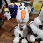 Lot Of 3 Ty Disney Frozen Olaf Plush  2 Reg Size  1 Larger W  Santa Hat