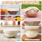 Sourdough Starter Jar Cloth Covers With Spatula  5 Pcs Handmade Cotton Cloth 