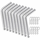 10 Pack Replacement 5th Wheel Pins   Clips  1 2-inch Diameter Galvanized Pin