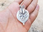 1920s Vintage Original Old Lord Hanuman Tribal 10 Grams Silver Amulet Pendant