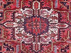 Antique Handknotted Heriz  Serapi Village Tribal Room Size Carpet Rug 10   x13   