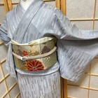 5488  Japanese Kimono Vintage Womens Silk Fabric Robe Kimono Only Sold