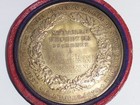 Antique 1879 French Silver Medal Of Honor For Modern Education  89 Grams Silver