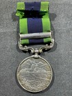 Post Ww1 Wwi British English India General Service Medal Northwest Frontier Name