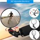 Bike Mirrors 2pcs Bar End Bicycle Mirrors For Handlebars Bicycle Cycling   Tools