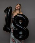 2 Balloon  Black Birthday Number Balloons  40 Inch Large Foil Balloons For Me   