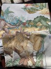 1987 Land Before Time Universal City Studios Full Flat Sheet   2 Pillowcases Vtg
