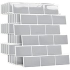  Peel And Stick Backsplash For Kitchen  Self Adhesive Wall Tiles For 10 Grey