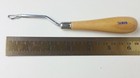Vintage Latch Hook Hooking Tool Rug Hinged Wood Wooden Handle