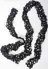 Vintage Antique Mourning Edwardian Victorian French Trim Lace 3  X 1-1 4 
