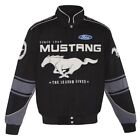 Mustang Racing Embroidered Cotton Jacket Jh Design Black