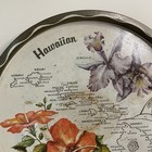 Vintage Hawaiian Islands Hawaii Aloha Metal Decor Tray Plate 11 Inch