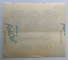 Vintage Winchester T22 Ammo Dealer Advertising Decal Sign Rifle Gun Store Hunter
