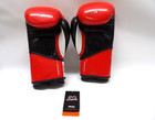 Rival Boxing Rb7 Fitness Plus Hook   Loop Bag Gloves - Rd bk - Lg - New W Defect