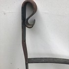 Very Large Vintage Iron Sign Bracket Holder  63  Long Wrought Iron 