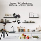 K f Concept 90inch Camera Tripod Ultra-high Overhead Shooting Flexible 10kg Load