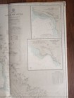 Original Antique Map Territory Red Sea Gulf Of Suez Nautical Chart 1871
