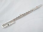 2025 Professional Bass Flute White Brass Construction Silver Plated Flute