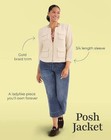 New Cabi Vanilla Posh Jacket Size Small