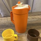 Vintage 1970s Tupperware Mini Children s Play Set  Pitcher  Cups  Bowls  Lids