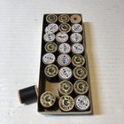 Vtg The Clark Thread Company Clark   s Thread Box   24 Spools Of Black Thread Stz