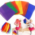 6 Color Gymnastics Scarves Dance Juggling Towels Kids Outdoor Game Toy