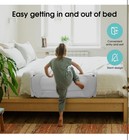 Baby Bed Rail Guard For Toddlers - 35 5  Toddler Bed Side Rails Gray