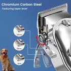 Professional Dog Hair Clipper All Metal Rechargeable Pet Trimmer Cat Shaver Cutt