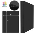 Pack Of 25  11x14  8x10 Foam Boards White Or Black Color  1 8  Thickness