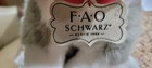 Fao Schwarz Wolf Husky Puppy Dog Blue Eyes Plush Red Collar Stuffed Animal Cute 