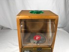 Vintage Victor Vending Corp  1 Cent Gumball Machine W key