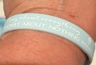 Philippians 4 6 - Christian Wristband - Bible Verse Bracelet - Jesus - Blue  New