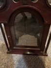 Vintage Daneker Grandfather Clock Solid Cherry Wood Case W Glass Door