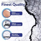 100pcs Black Hair Net 24  Invisible Nets For Women And Men - 