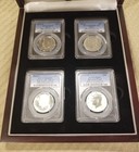 2014 P D S W 50c 4 Coin Silver Kennedy 50th Anniv Set W nice Display Case