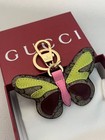 Gucci Novelty Charm Handmade Butterfly Keychain Gift Key Chain With New Box