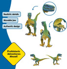 Dinosaurs Realistic Velociraptor Figurine With Moving Jaw - Detailed Prehistoric
