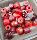 Rare Old Modern Red Antique Trade Beads No Case Exact