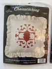 Lot 2 Chainstitching Pillow Making Kit Dutch   Lotus Finished 14x14    Needlemagic