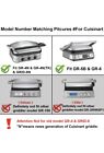 Gvode Waffle Plates For Cuisinart Griddler