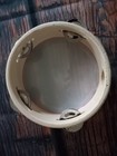 6  Inch Wood Tambourine Double Jingle Row Band Percussion Musical Instrument