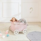Olivia s Little World Polka Dot Princess Baby Doll   Stuffed Animal Wagon  Pink