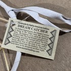 Authentic Navajo Dream Catcher Handcrafted White 5  Diameter