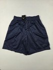 New Nike Womens Up And Under Basketball Shorts   Navy White 436652