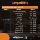 G4fj 1 6l Turbo Engine Overhaul Rebuild Kit - Crankshaft   Rods For Hyundai Kia